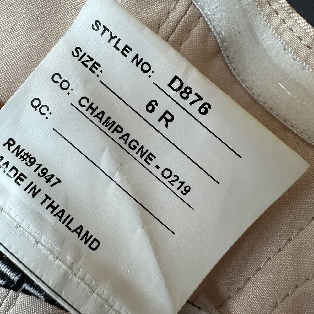 ALFRED SUNG Strapless Satin Maxi Gown in Champagne - Picture 9 of 10